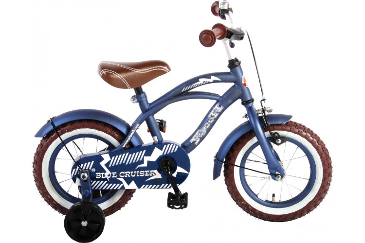 Volare Blue Cruiser Jongensfiets 12 inch Blauw