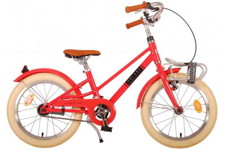 Volare Melody Meisjesfiets 16 Inch Koraal Rood