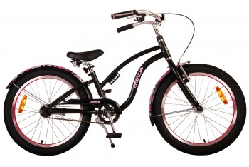 Volare Miracle Cruiser Meisjesfiets Mat Zwart 20 Inch