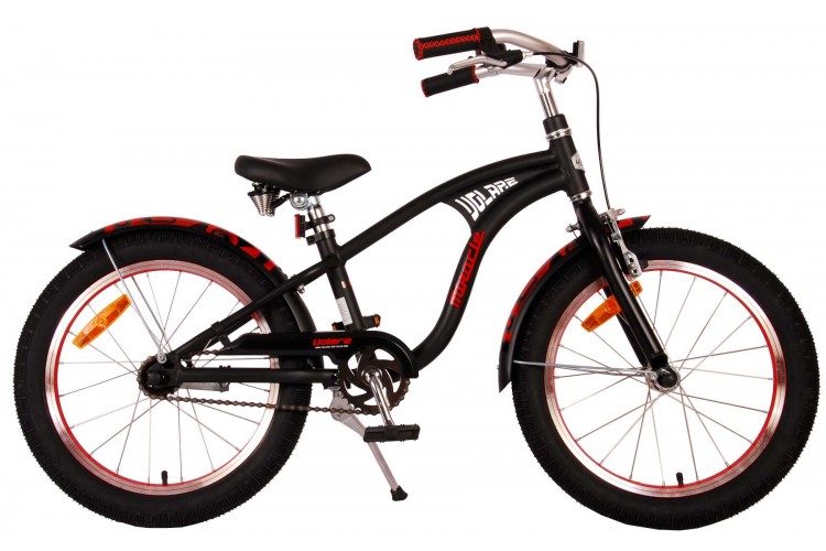 Volare Miracle Cruiser Jongensfiets Mat Zwart 18 Inch 