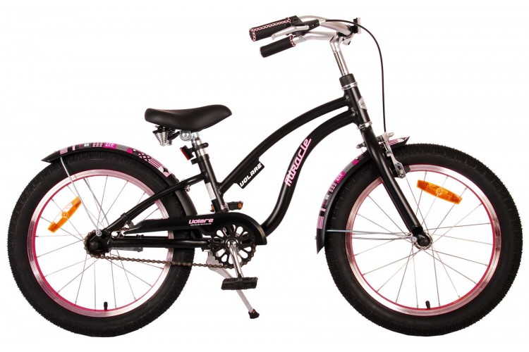 Volare Miracle Cruiser Meisjesfiets 18 Inch Mat Zwart