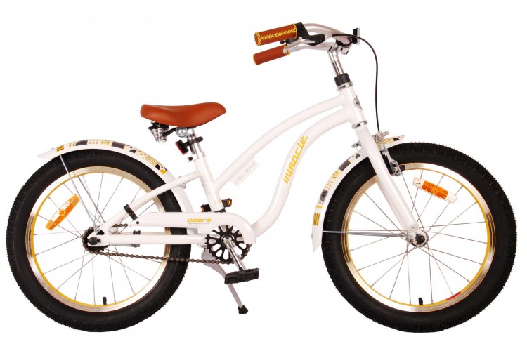 Volare Miracle Cruiser Meisjesfiets 18 Inch Wit