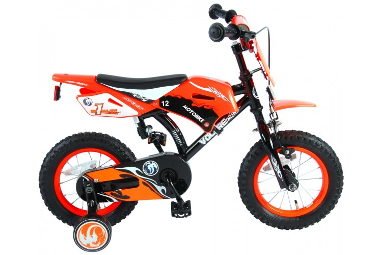 Volare Motorbike Jongensfiets 12 inch Oranje