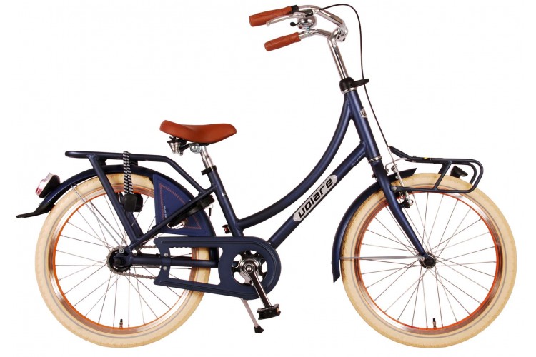 Volare Oma Classic Meisjesfiets Mat Blauw 20 Inch