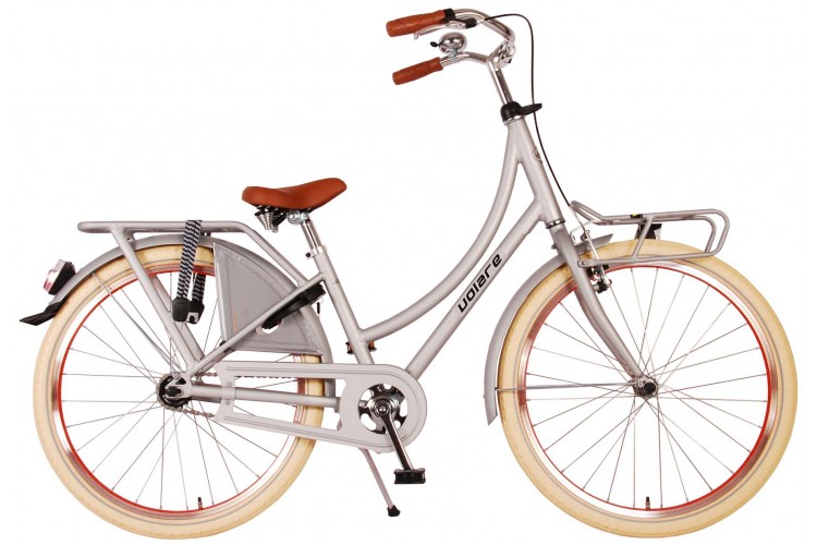 Volare Oma Classic Meisjesfiets Mat Zilver 24 inch