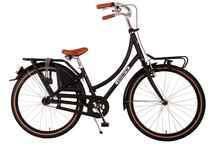 Volare Oma Classic Meisjesfiets Mat Zwart 24 inch