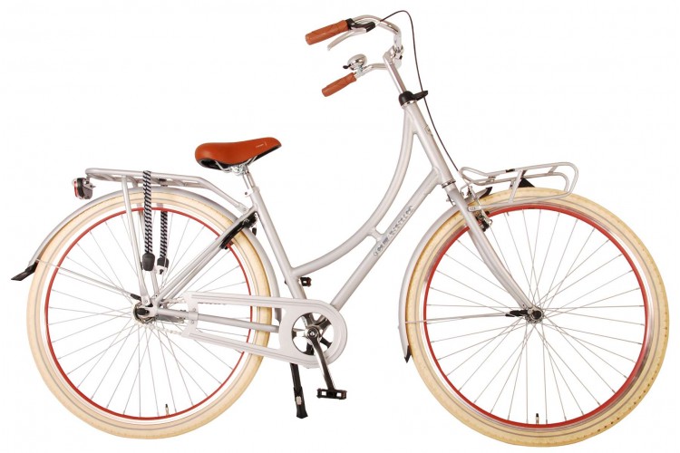 Volare Oma Classic Transportfiets 28 inch Mat-Zilver 51 CM