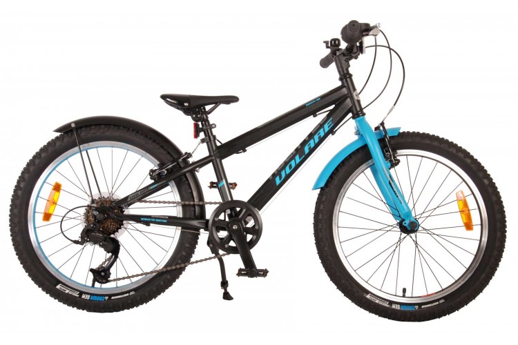 Volare Rocky Jongensfiets Blauw 20 Inch 6 Versnellingen
