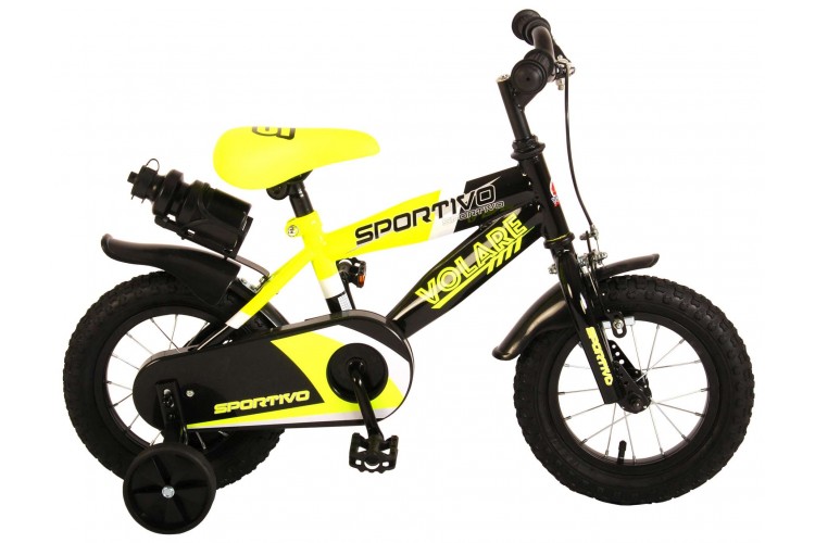 Volare Sportivo Jongensfiets 12 inch Geel Zwart