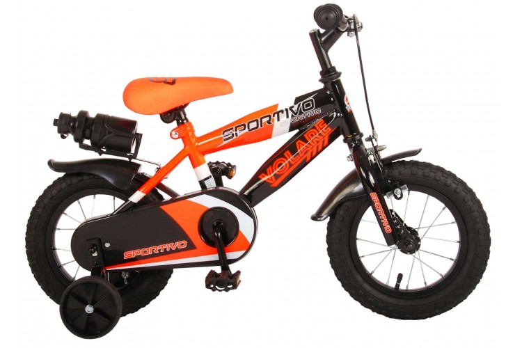 Volare Sportivo Jongensfiets 12 inch Oranje Zwart