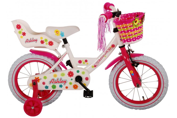 Volare Ashley Meisjesfiets 14 Inch Wit