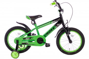 Spirit BMX Cross Jongensfiets groen 16 Inch 