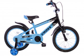 Spirit BMX Cross Jongensfiets blauw 16 Inch 