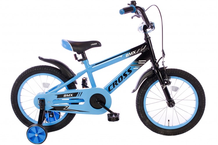 Spirit BMX Cross Jongensfiets blauw 16 Inch 