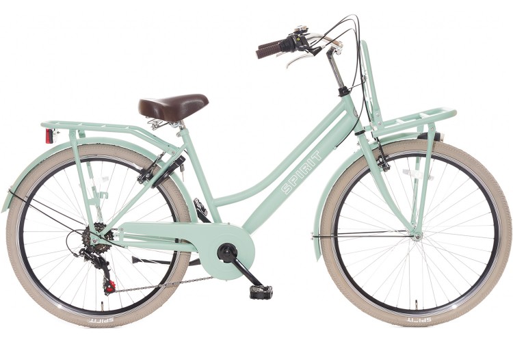 Spirit Transporter Meisjesfiets 6-versnellingen Groen 26 inch