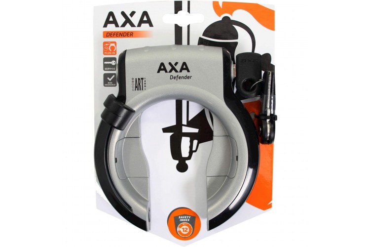 Axa ringslot Defender Zilver