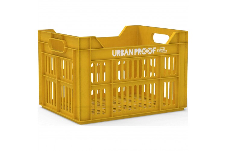 Urban Proof Fietskrat 30L Geel