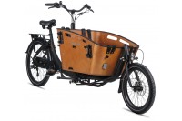 Vogue Superior 2 Elektrische Bakfiets 7 Speed Matt Black Brown 470Wh