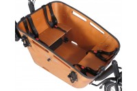 Vogue Superior 2 Elektrische Bakfiets 7 Speed Matt Black Brown 470Wh