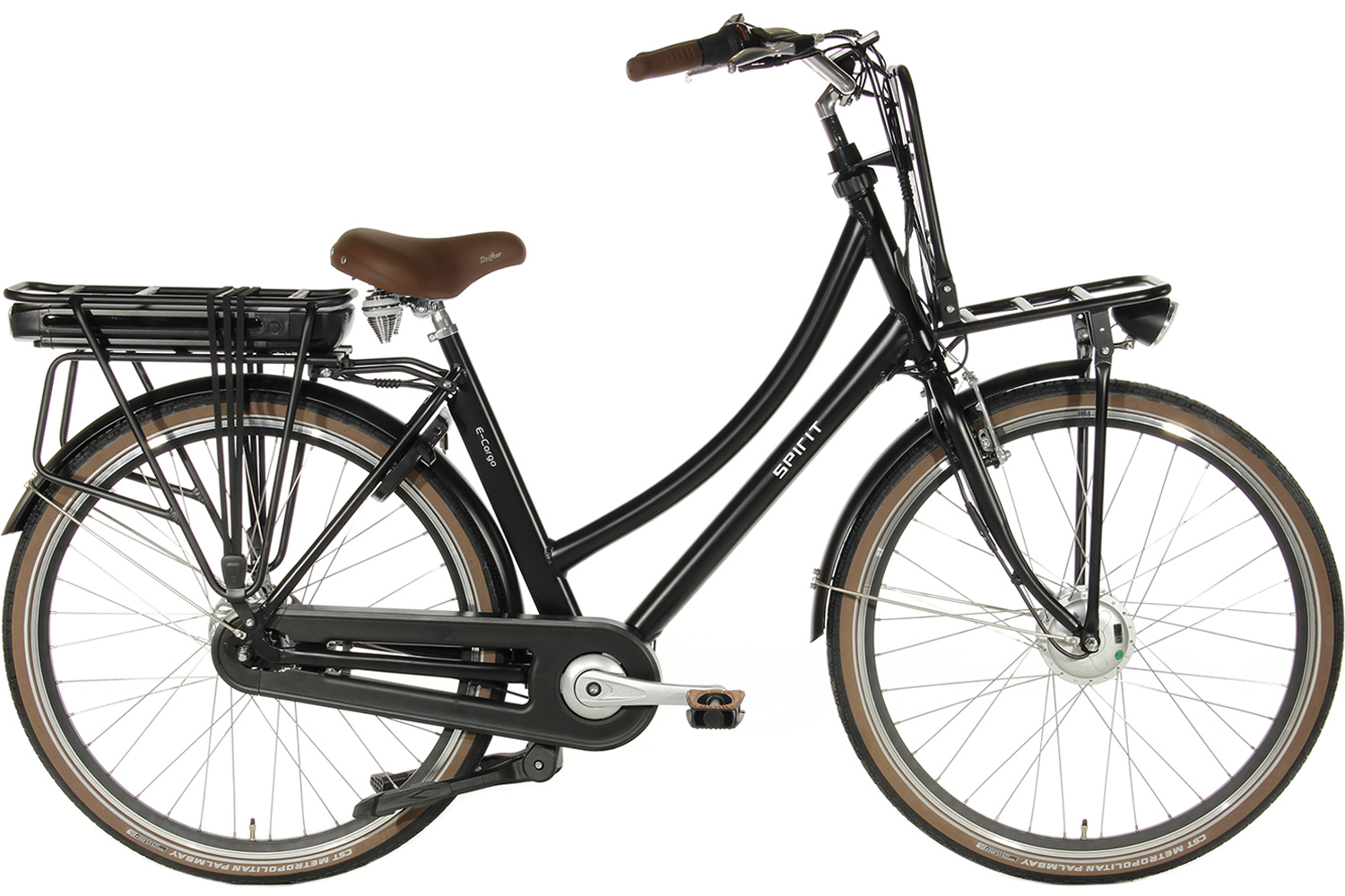 verfrommeld vredig handel Spirit E-Cargo N7 Elektrische Transportfiets Mat-zwart | 1199,- Euro |  City-Bikes.nl