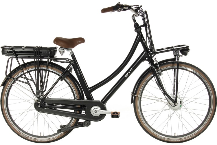 Spirit E-Cargo N7 Elektrische Transportfiets Mat-zwart