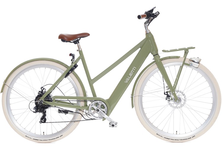 Valenti X5 Elektrische Damesfiets Groen