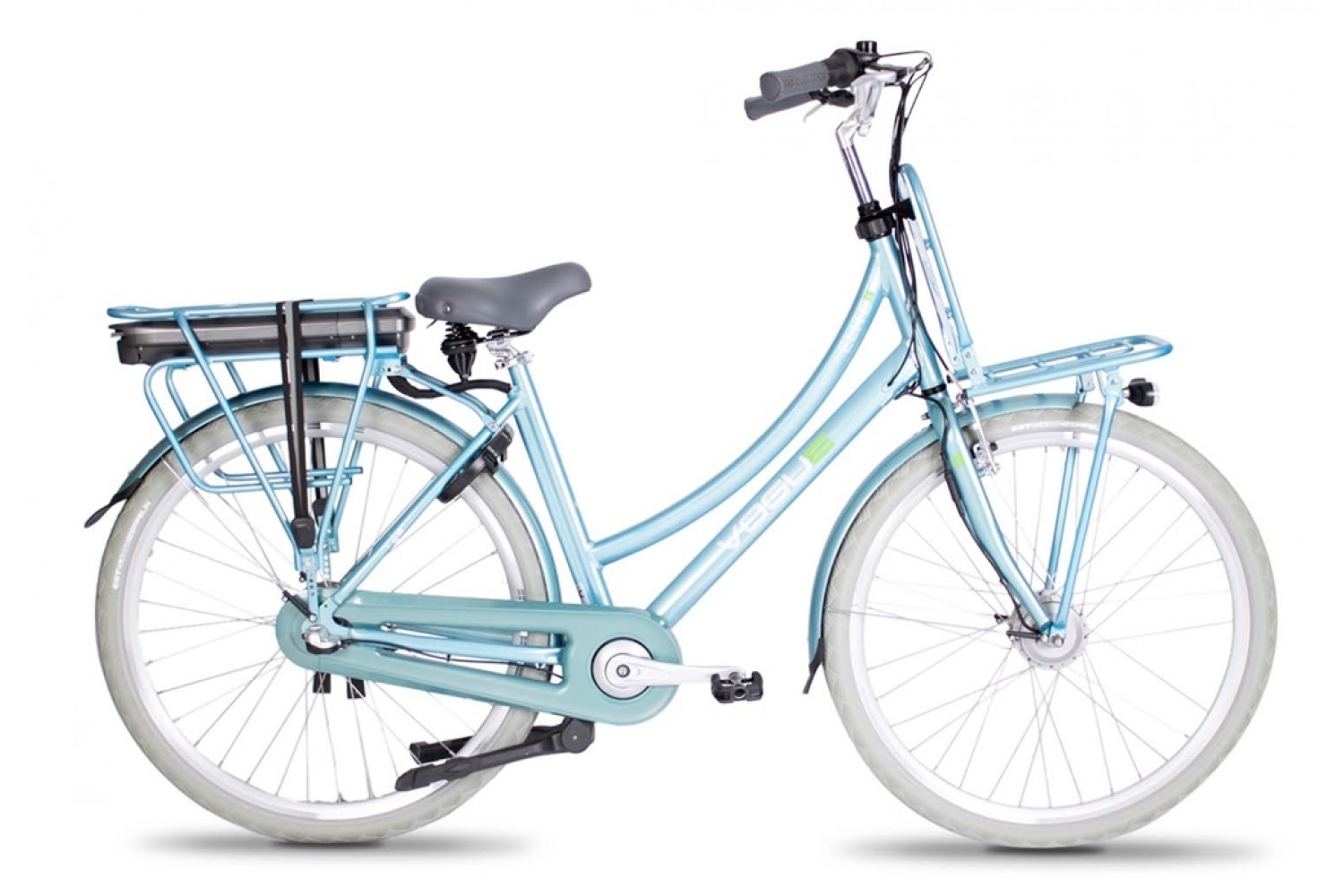 brandstof Zelfrespect roddel Vogue Elite Elektrische Fiets N3 Mint Blue | 899,- Euro | City-Bikes.nl
