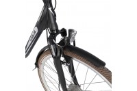 Vogue Basic Elektrische Fiets N3 28 inch Zwart Bruin