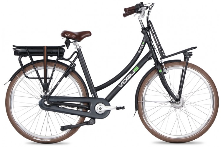 Vogue Elite Elektrische Fiets N3 Mat-Zwart