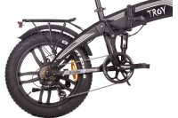 Troy All Road Elektrische Vouwfiets D7 20 inch Zwart