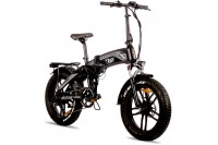 Troy All Road Elektrische Vouwfiets D7 20 inch Zwart