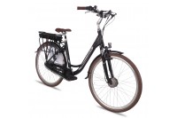 Vogue Basic Elektrische Fiets N7 28 inch Zwart-Bruin