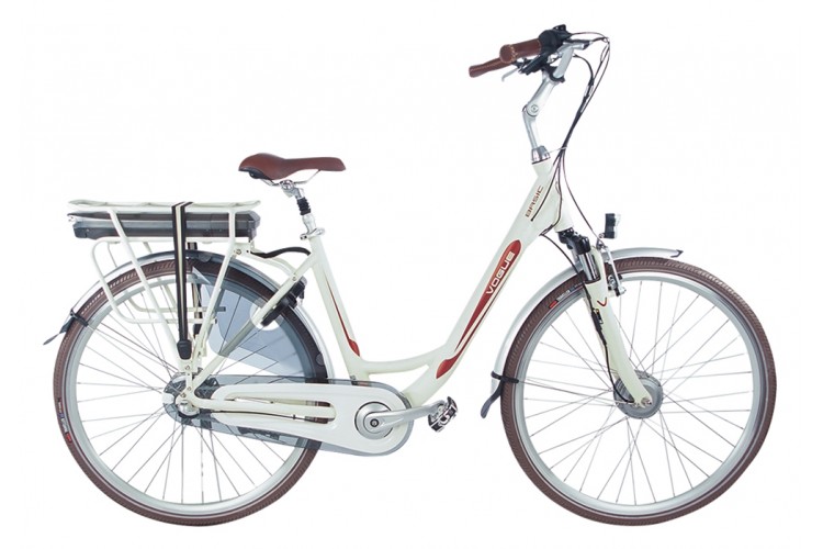 Vogue Basic Elektrische Fiets N3 28 inch Crème Wit