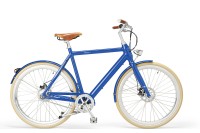 Watt Boston Heren Elektrische Stadsfiets Blauw