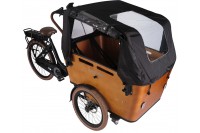 Vogue Carry 3 Elektrische Bakfiets N7 Zwart Bruin