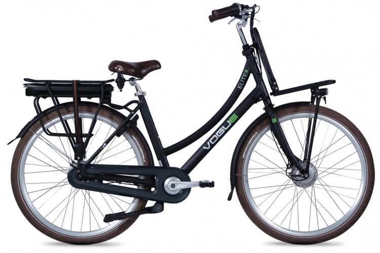 Vogue Elite Elektrische Fiets N7 Mat-Zwart