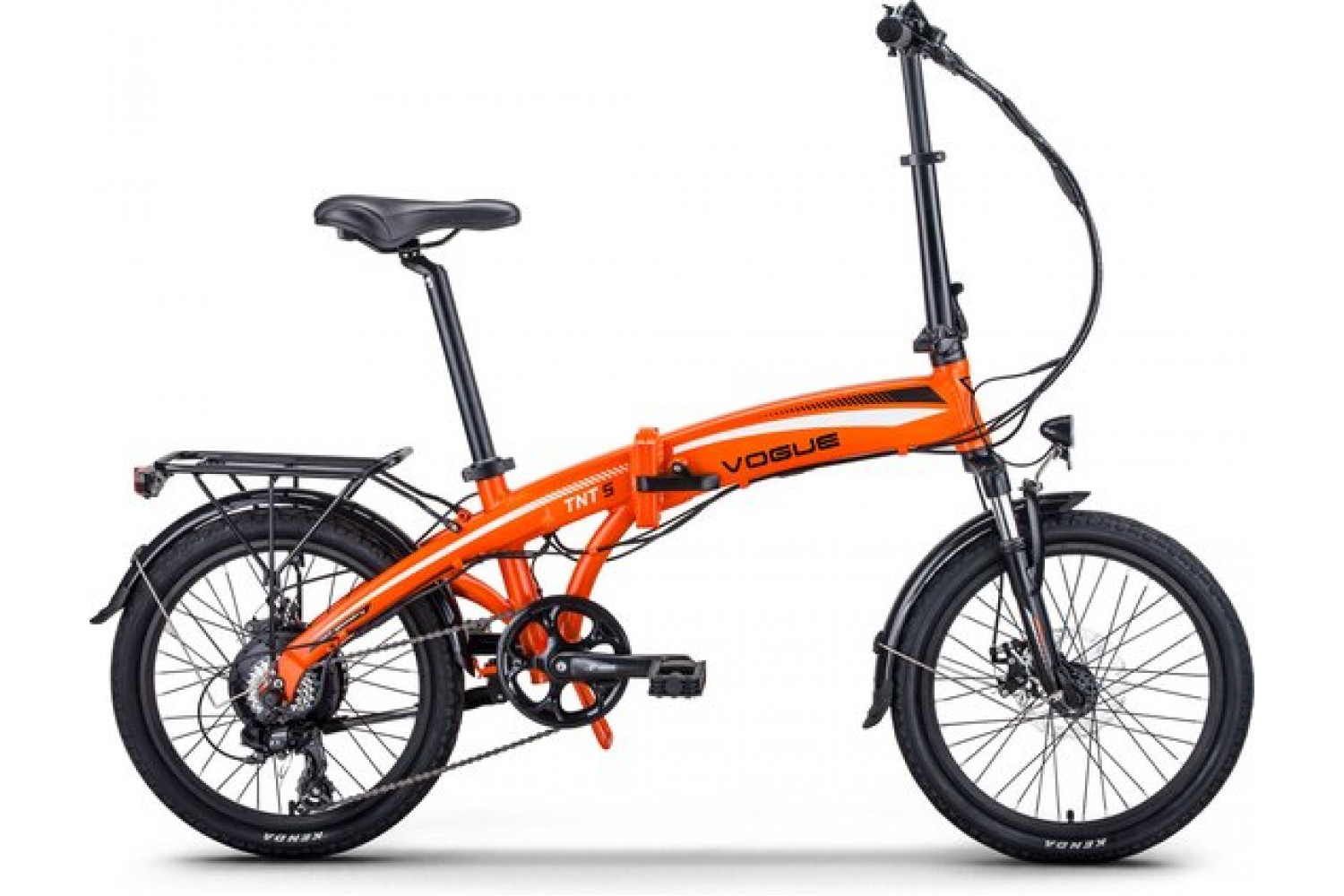 paradijs Melodrama wijs Vogue Phantom Elektrische Vouwfiets D6 20 inch Oranje | City-Bikes.nl