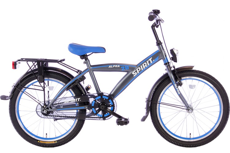 Spirit Alpha Jongensfiets Blauw 20 Inch 