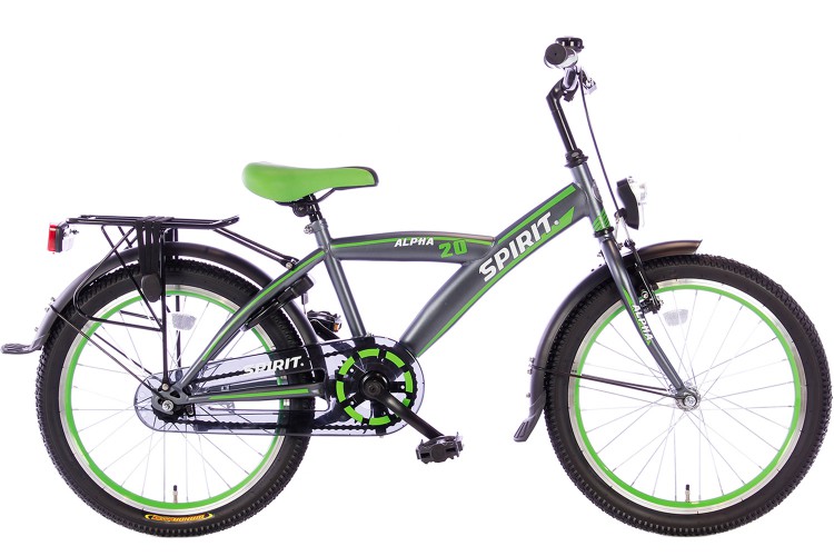 Spirit Alpha Jongensfiets Groen 20 Inch
