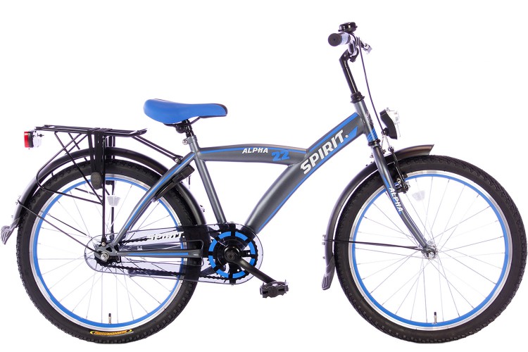 Spirit Alpha Jongensfiets Blauw 22 Inch