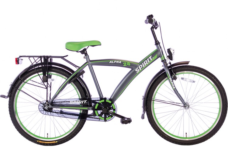 Spirit Alpha Jongensfiets Groen 24 Inch