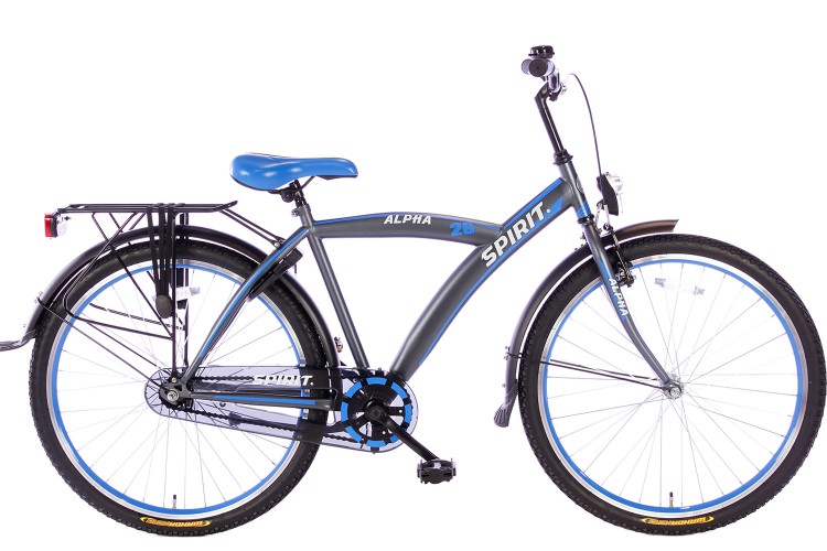 Spirit Alpha Jongensfiets Blauw 26 Inch