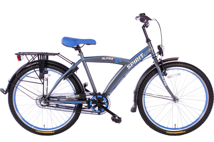 Spirit Alpha N3 Jongensfiets Blauw 24 Inch