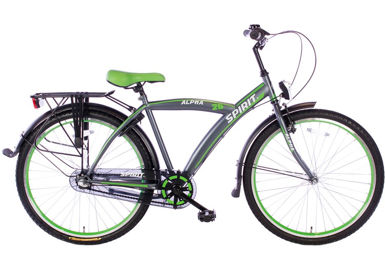 Spirit Alpha N3 Jongensfiets Groen 26 Inch