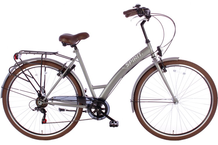 Spirit Damesfiets Avanti 6-Speed Mat-Grijs