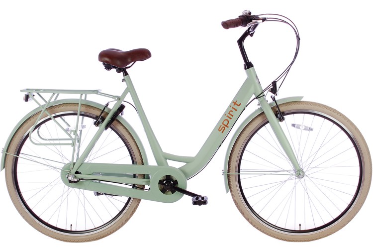 Spirit Bright Damesfiets 3 versnellingen Groen