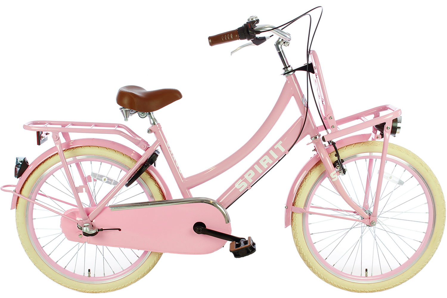 stijfheid markeerstift Embryo Spirit Cargo N3 Roze 22 inch 2020 - Meisjesfiets | City-Bikes.nl