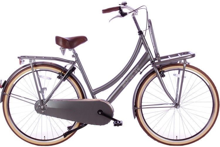 Spirit Cargo Transportfiets V-B Mat-grijs