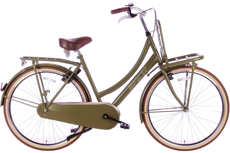 Spirit Cargo Transportfiets V-B Mat-groen