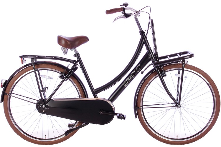 Spirit Cargo Transportfiets V-B Mat-zwart